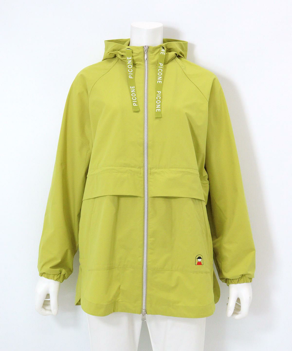 冷感UVフーディージップブルゾン（イエロー）