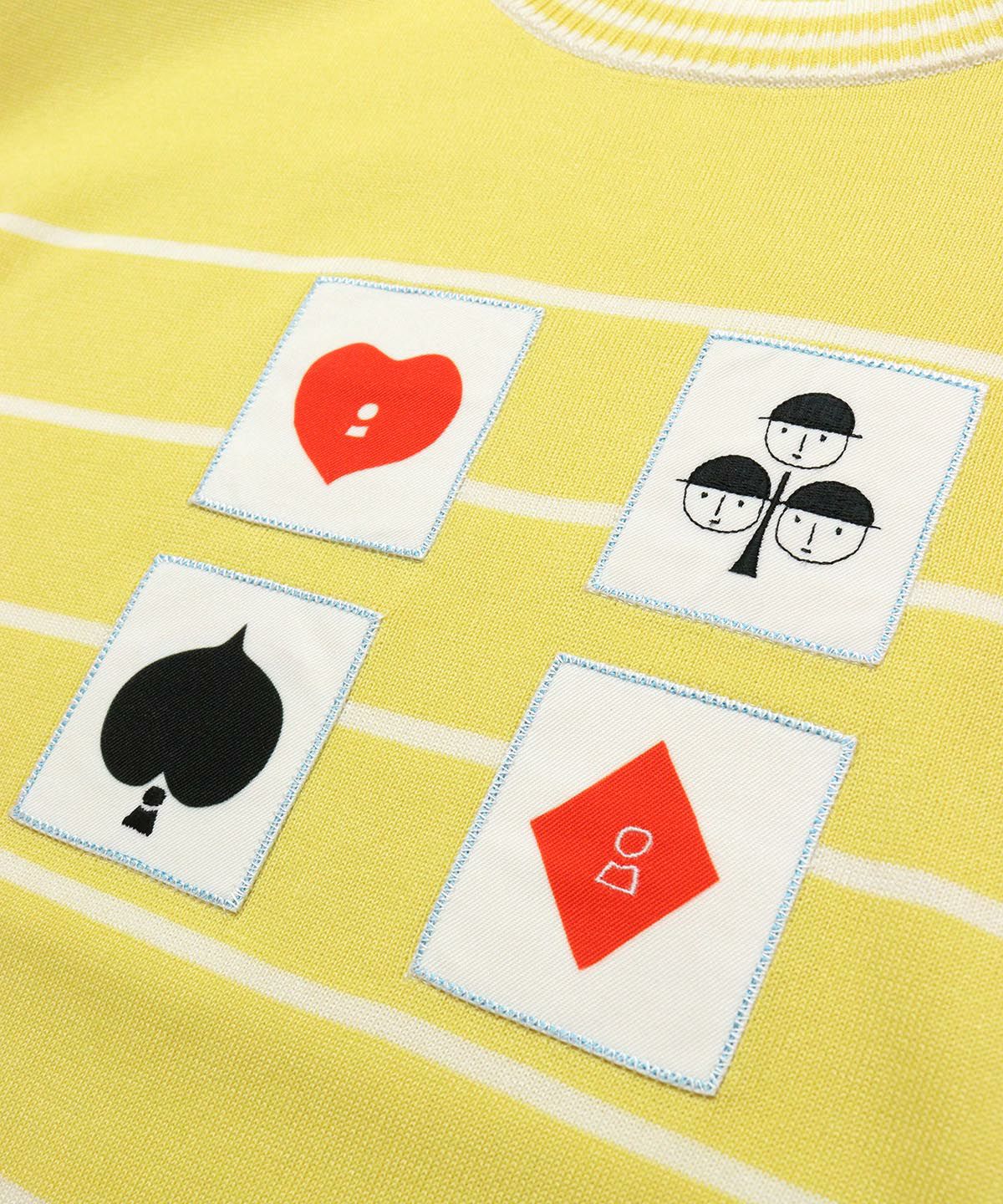 PICONE CLUB トランプ刺繍 ベスト サイズL