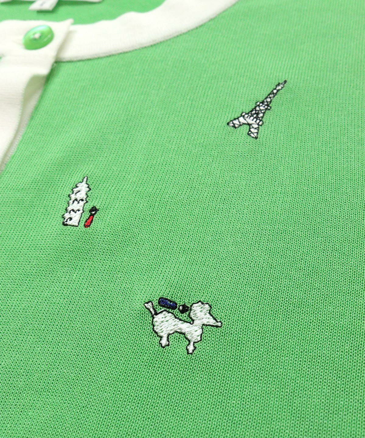 刺繍（グリーン）