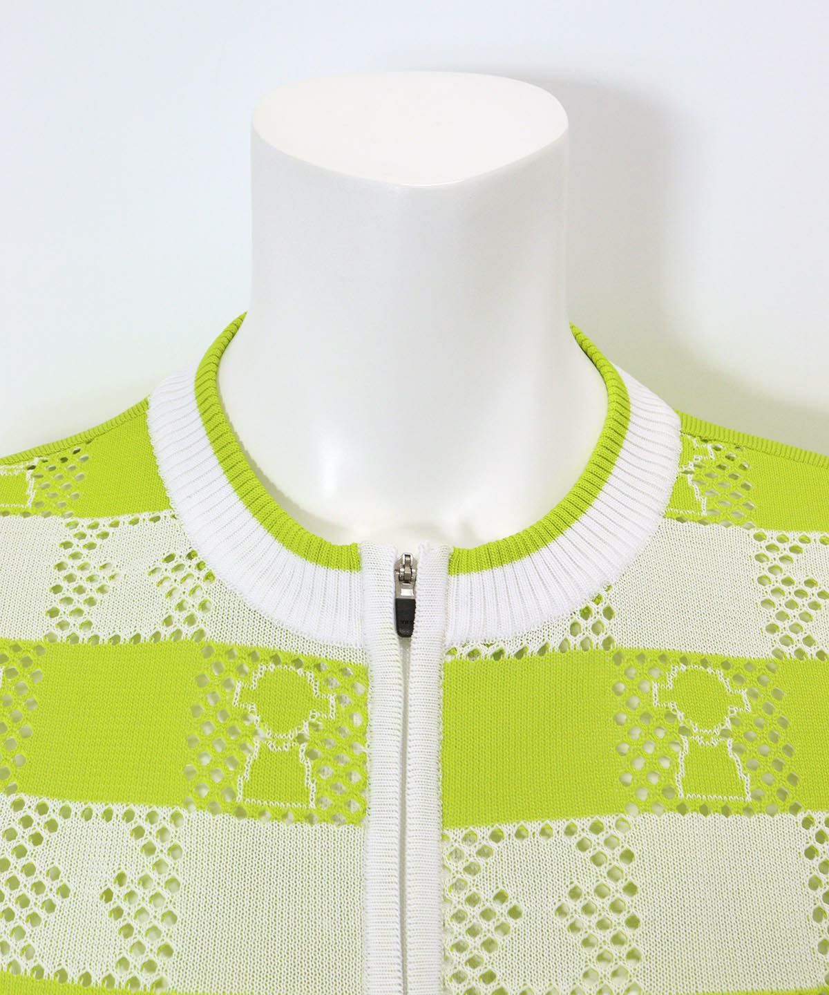 首元部分(ライトグリーン)