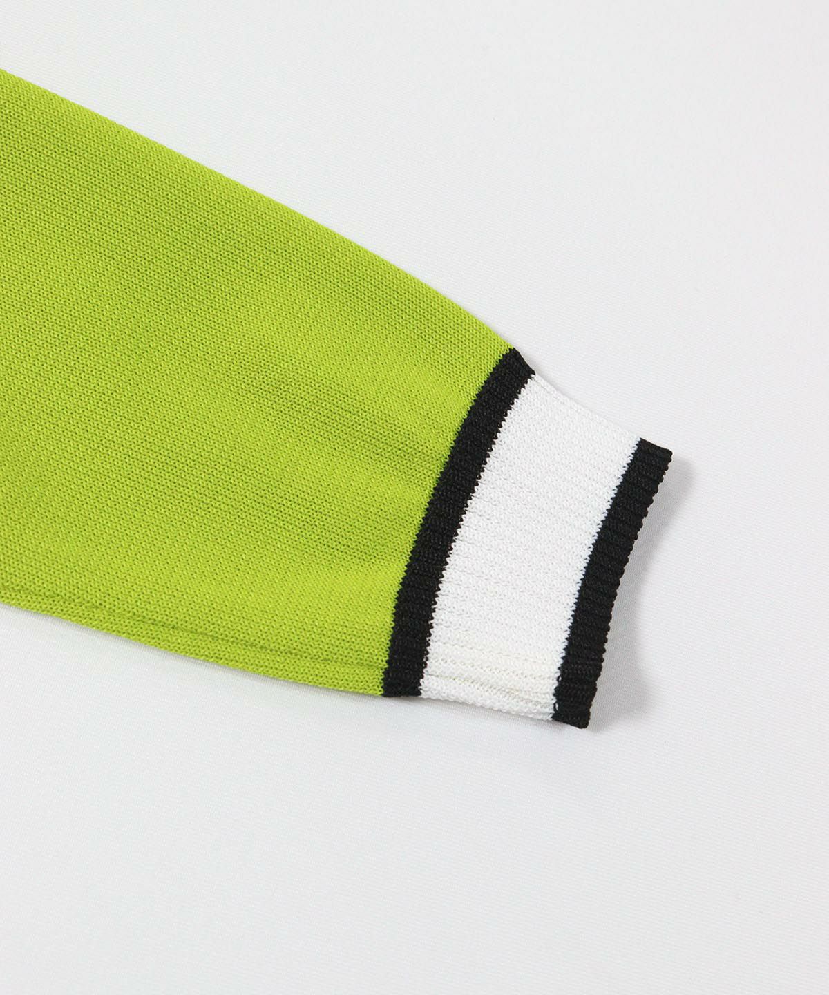 袖口部分(ライトグリーン)