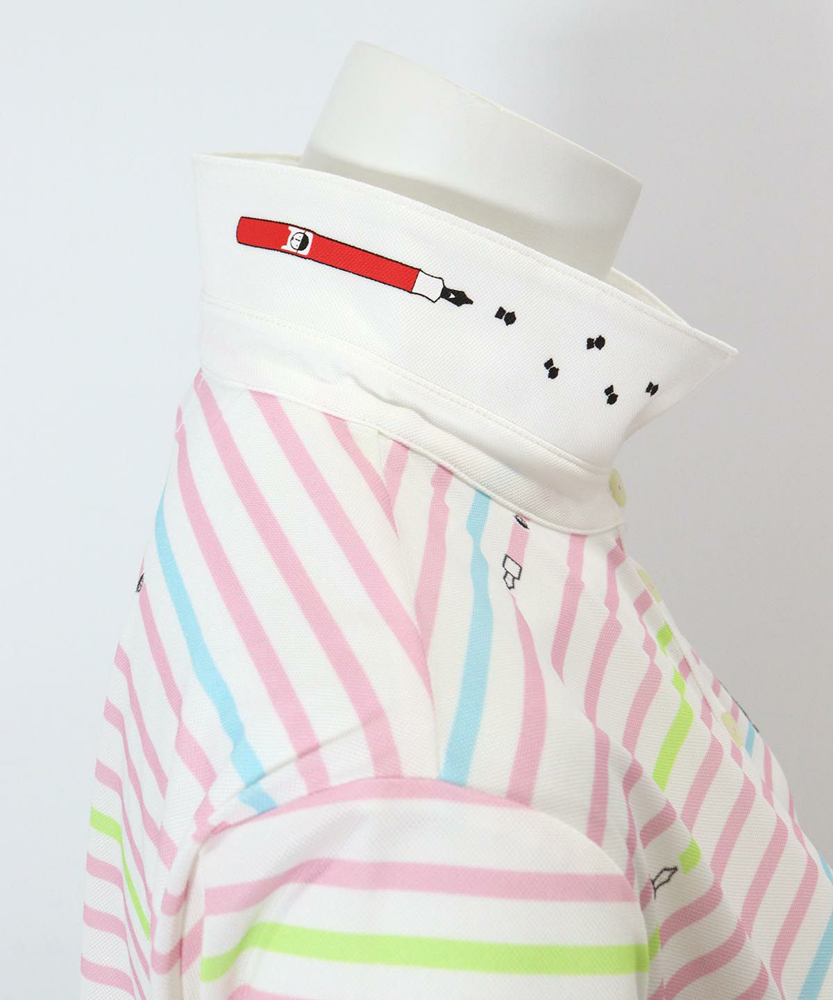 首周り 横（ピンク）