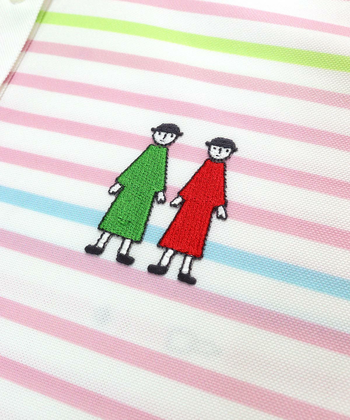 ピコ刺繍（ピンク）