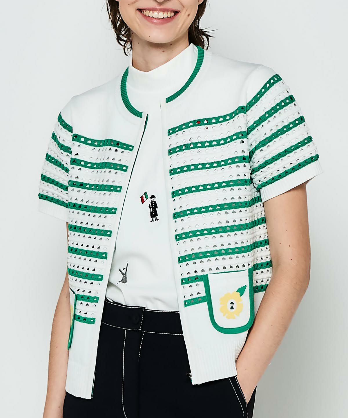 ポイント刺繍UV冷感プルオーバー|ピッコーネクラブ - ゴルフウェアや