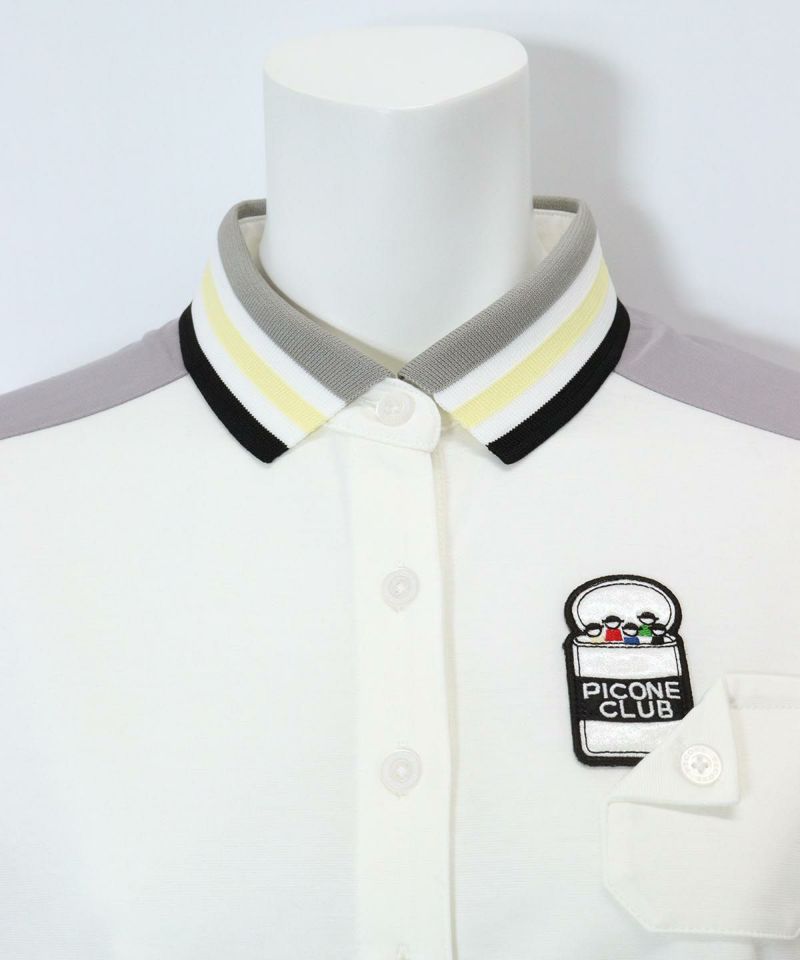 まりね 袖切替UVポロチュニック|ピッコーネクラブ - ゴルフウェアや婦人服通販