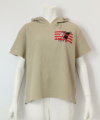 ワッフルプルパーカー（ベージュ）