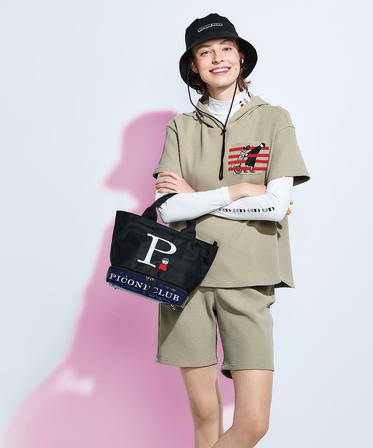 モデル着用画像（ベージュ）