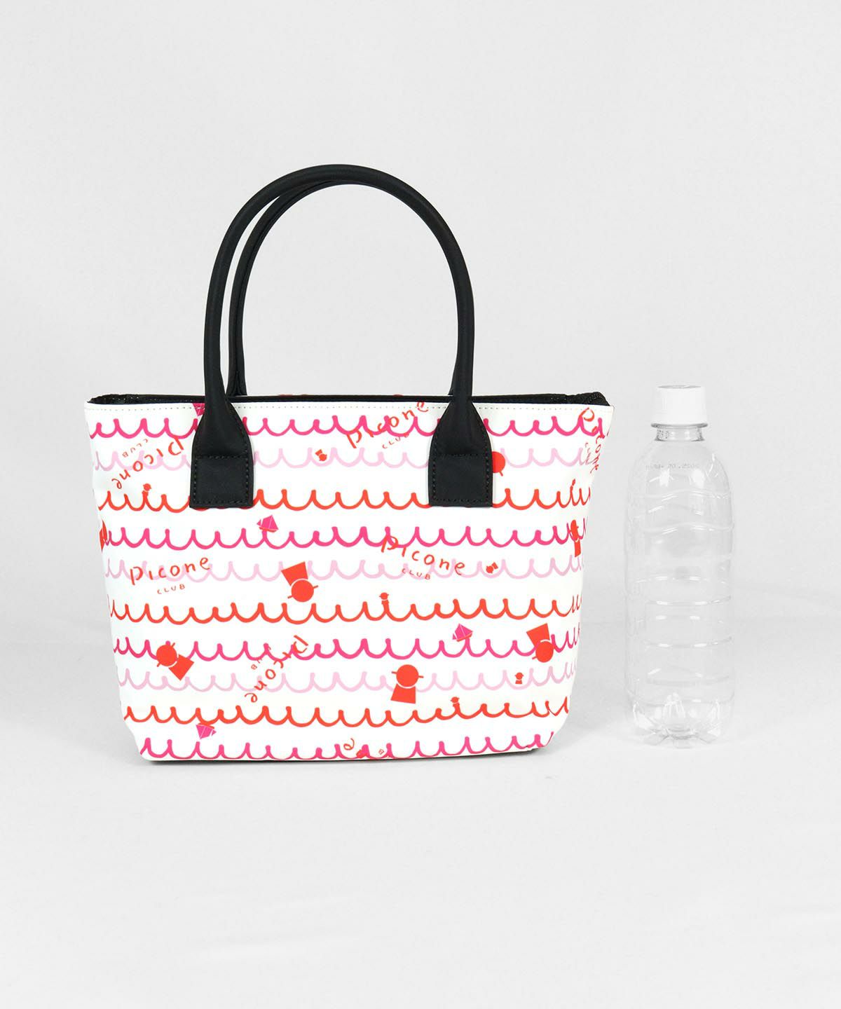 大きさ比較画像（ホワイト×レッド）