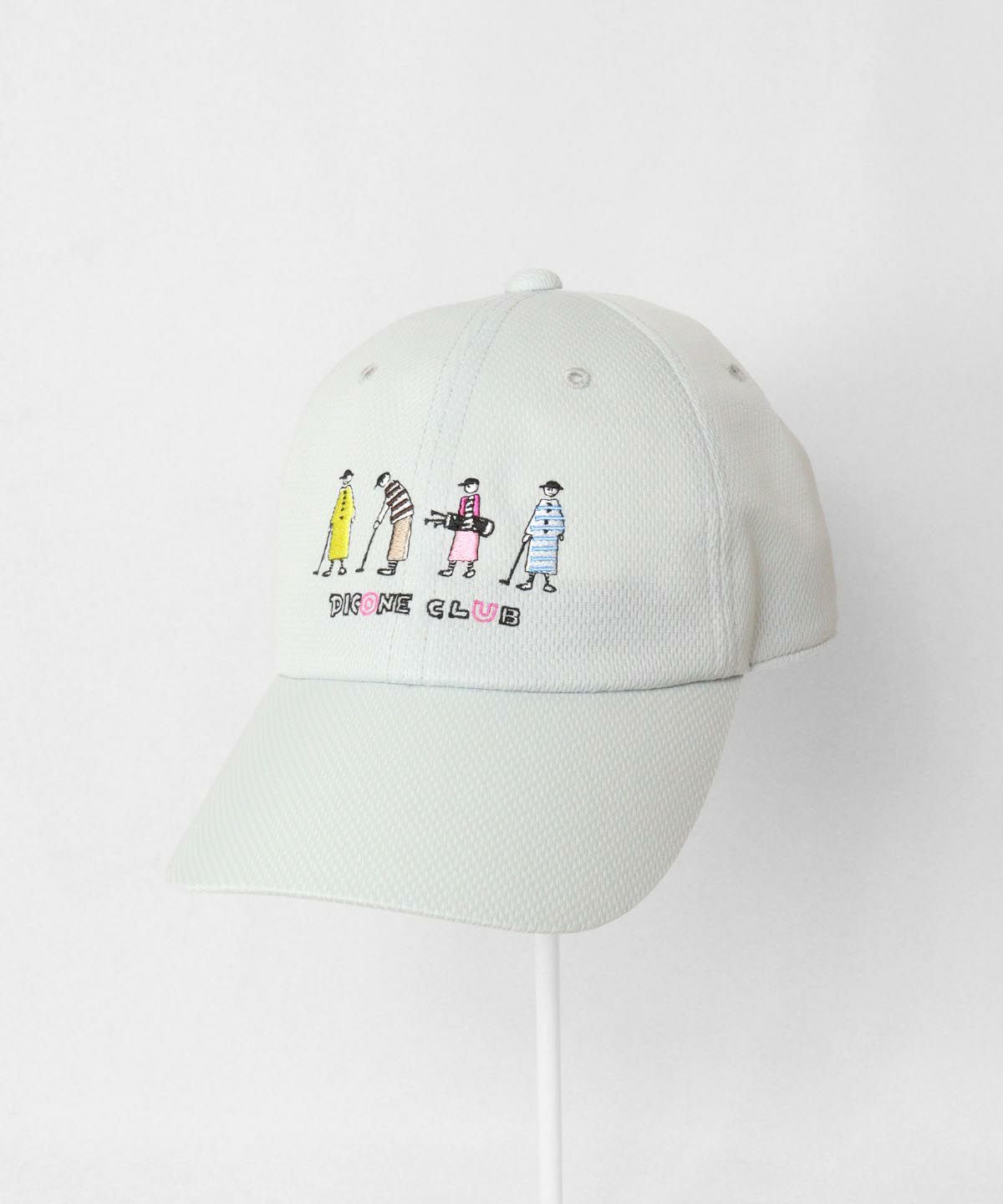 ゴルフピコ柄キャップ(ライトグレー)