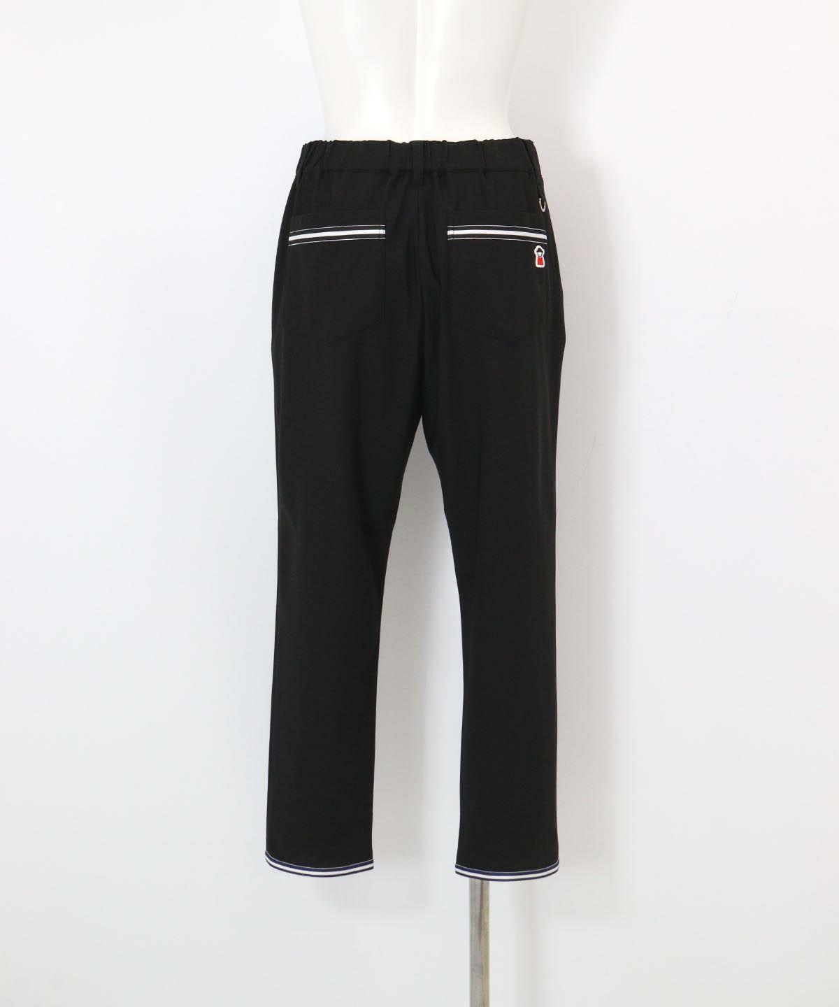 UV速乾ヘムラインパンツ後（ブラック）