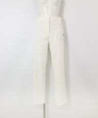  バックポケット刺繍パンツ（ホワイト）