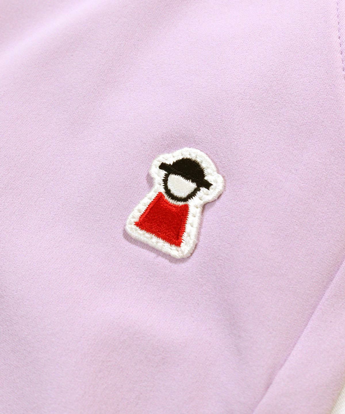 デザイン部分（ライトパープル）