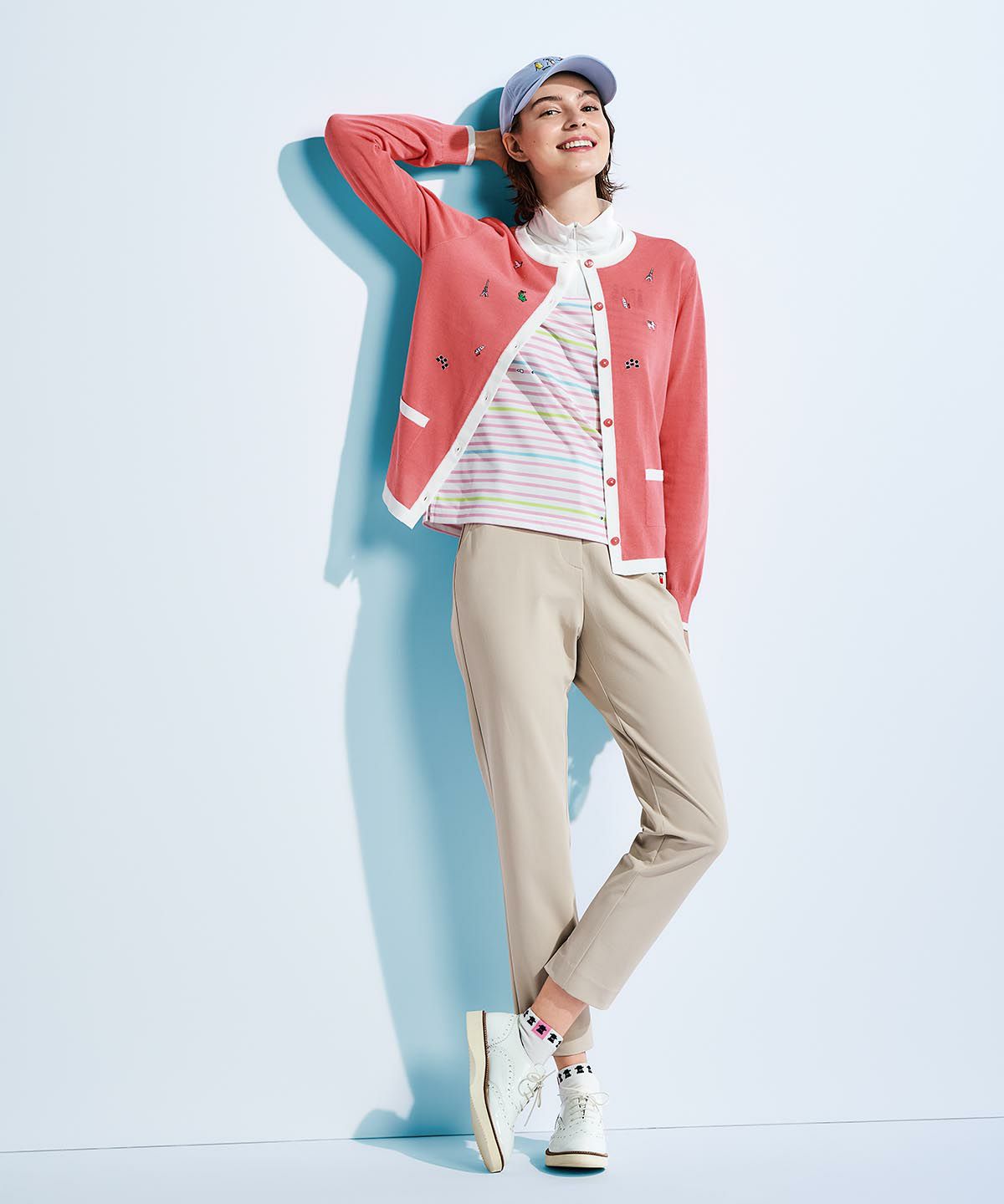 モデル着用画像（ベージュ）