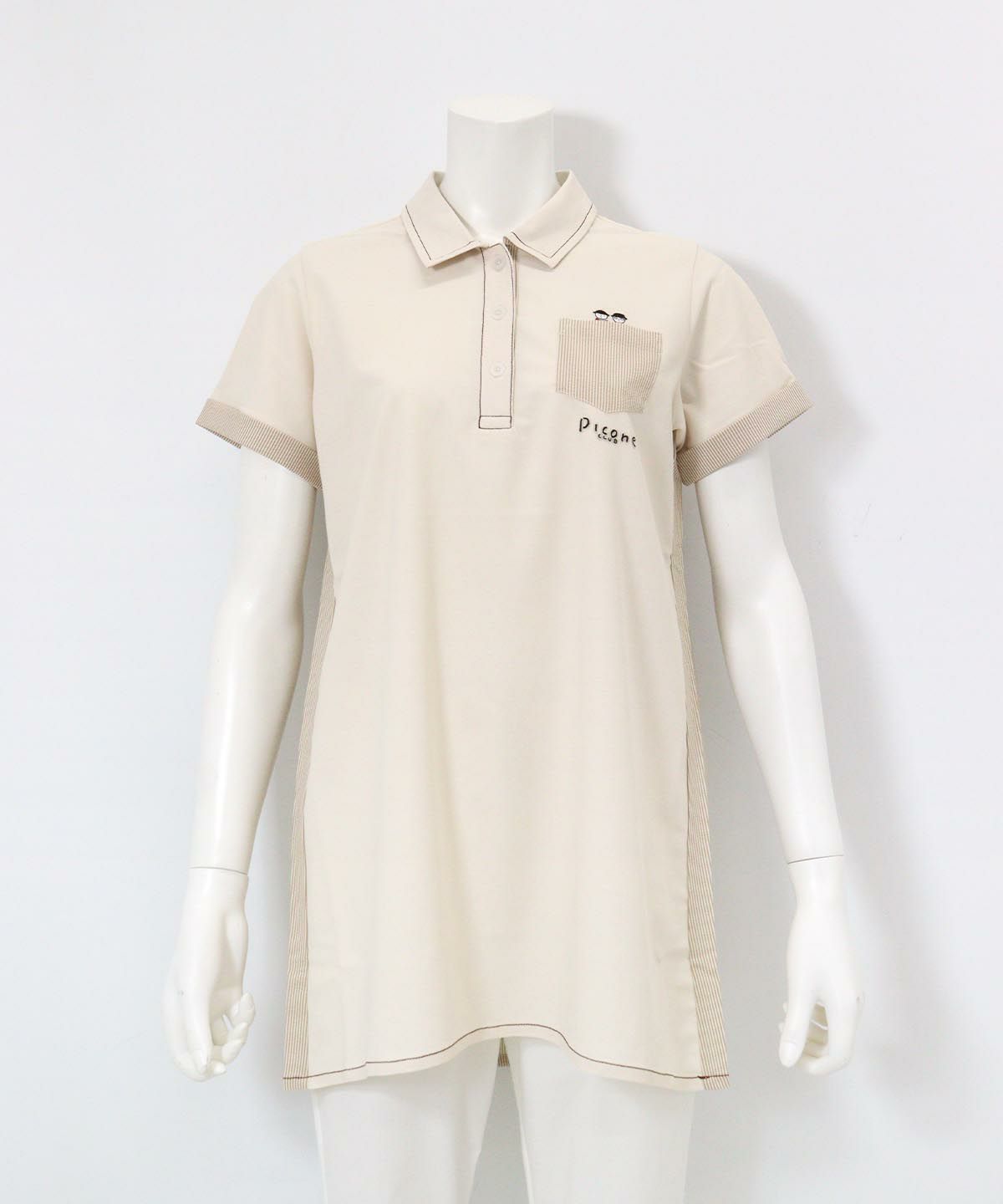 サッカーストライプ切替UV冷感ポロシャツ|ピッコーネクラブ