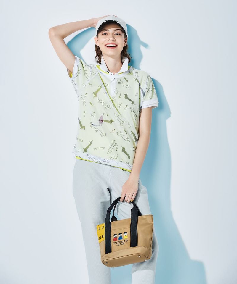 PICONE CLUB 半袖プルオーバー UVカット イエロー PICONE CLUB 半袖プルオーバー UVカット イエロー PICONE CLUB