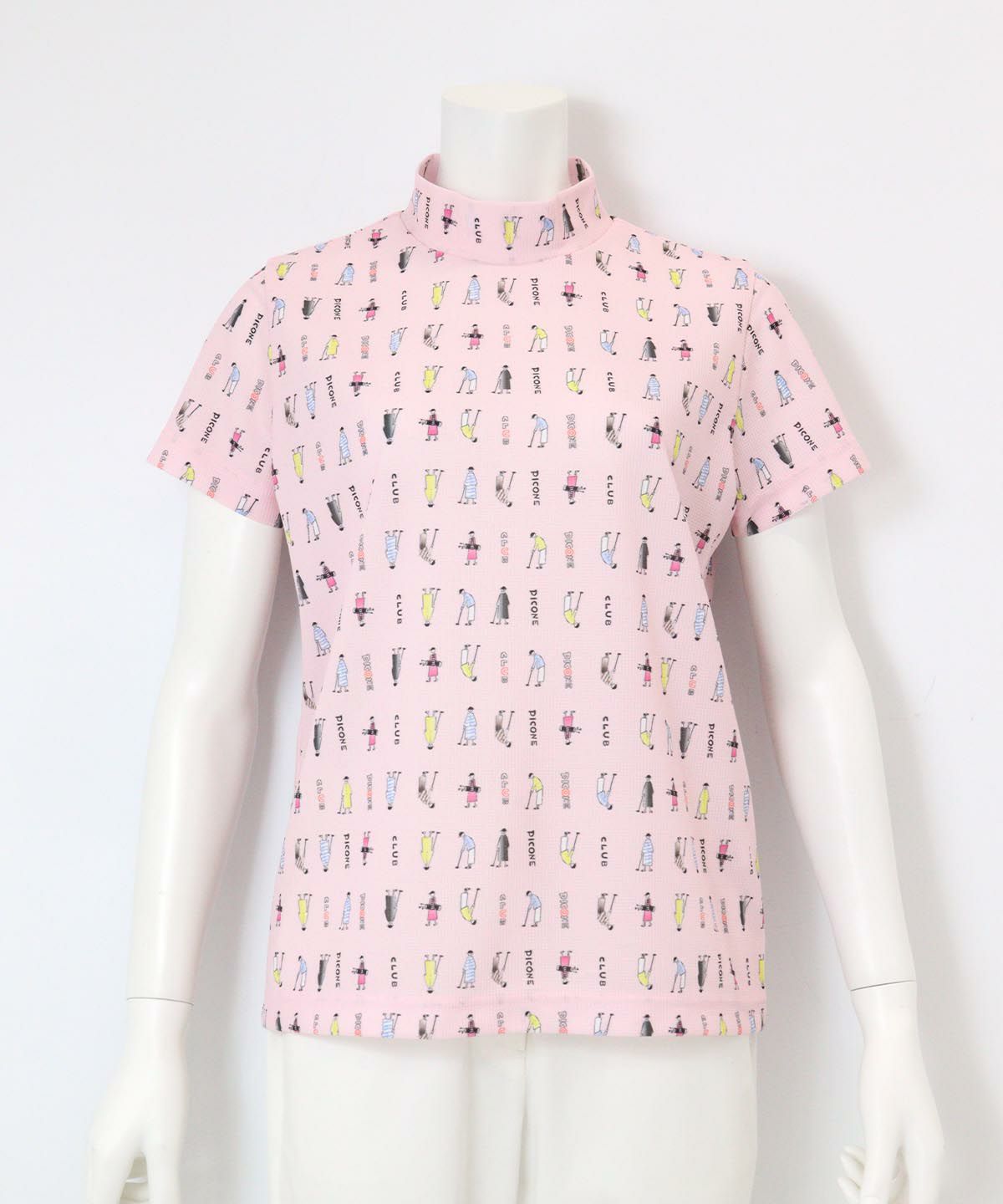 ゴルフピコ柄プルオーバー(ピンク)