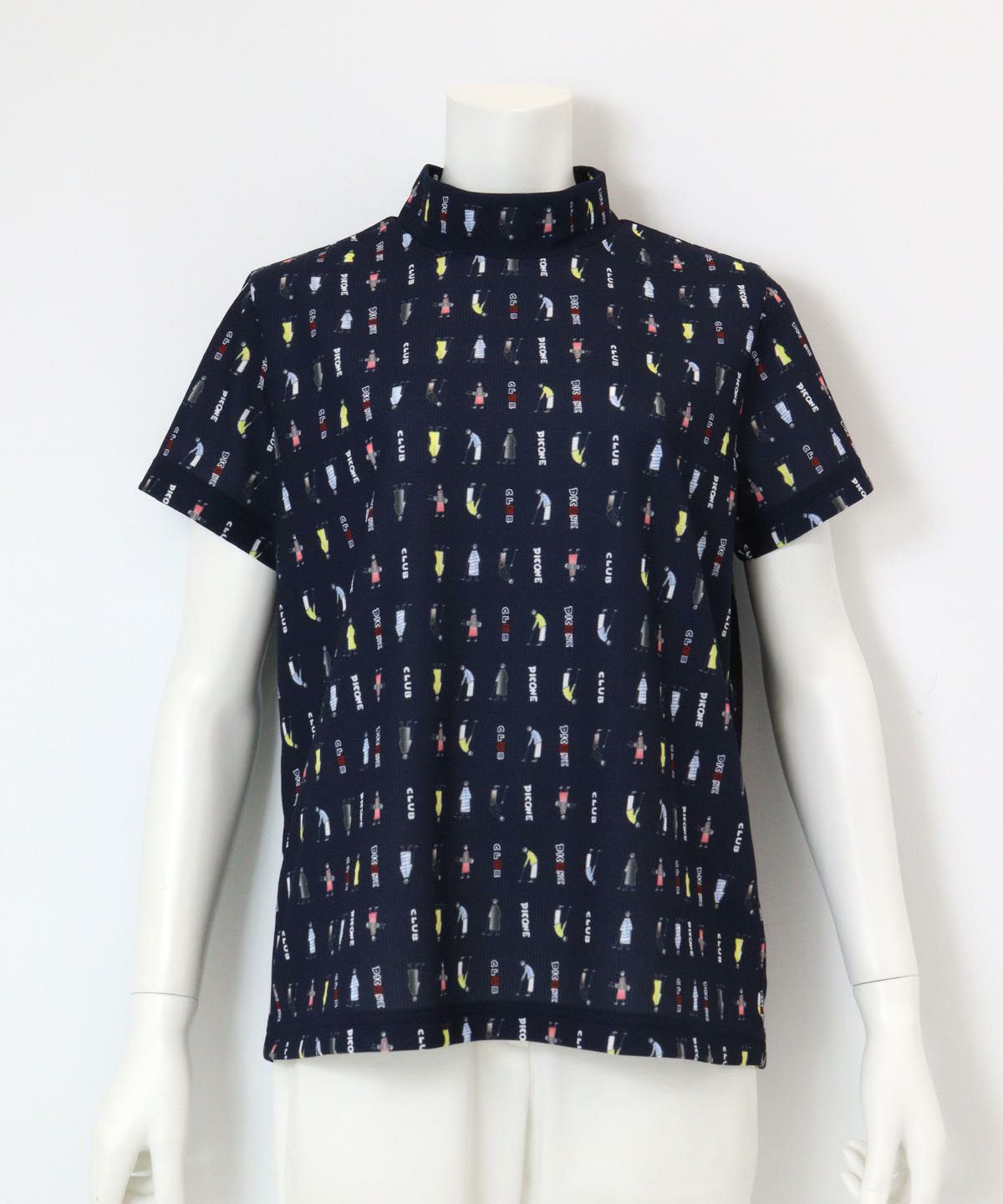 ゴルフピコ柄プルオーバー(ネイビー)