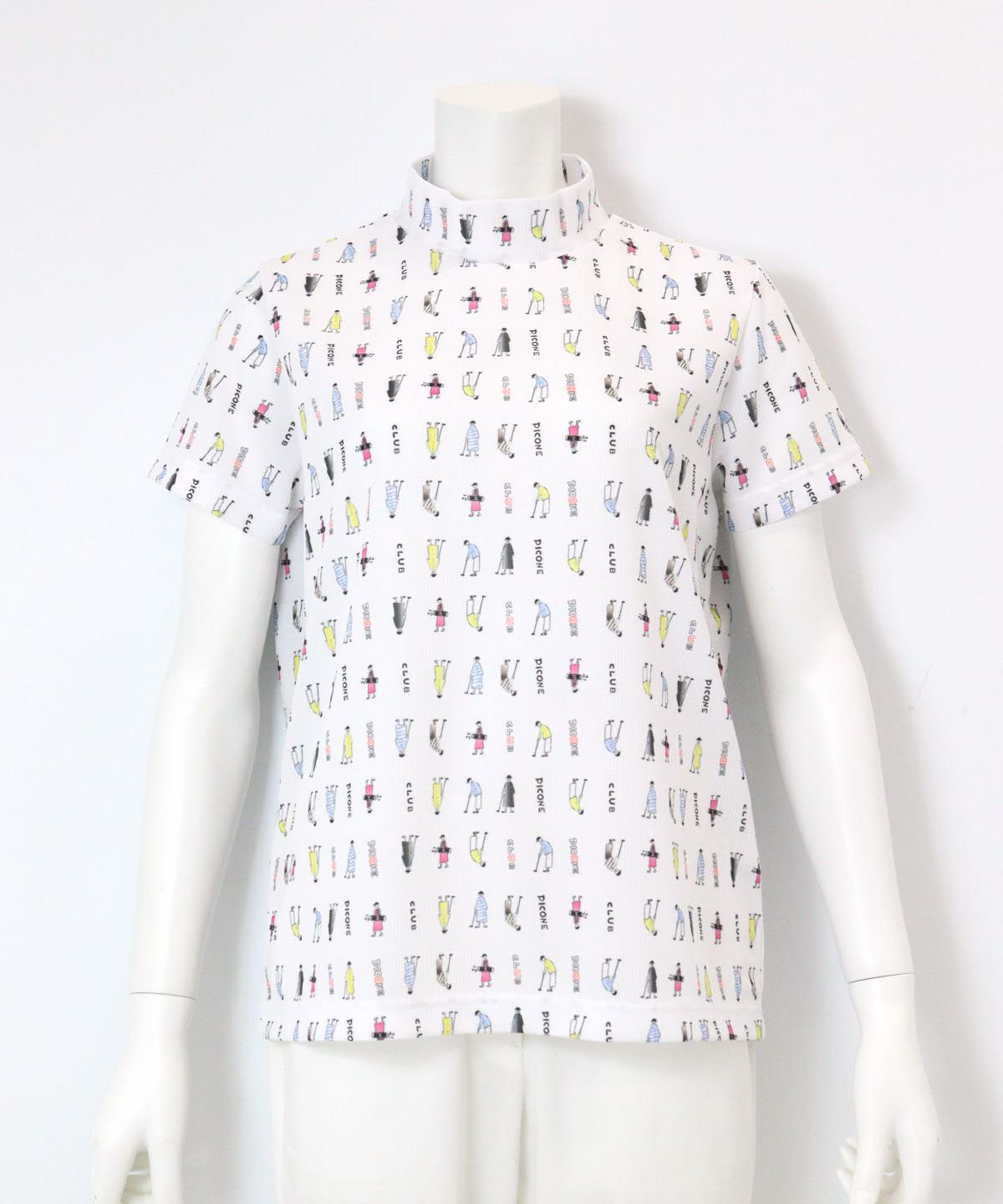 ゴルフピコ柄プルオーバー(ホワイト)