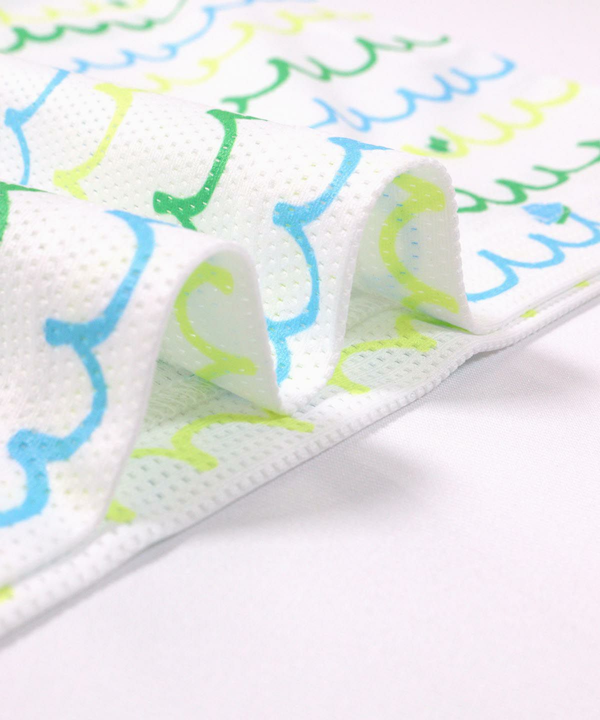 生地感(ホワイト×グリーン）