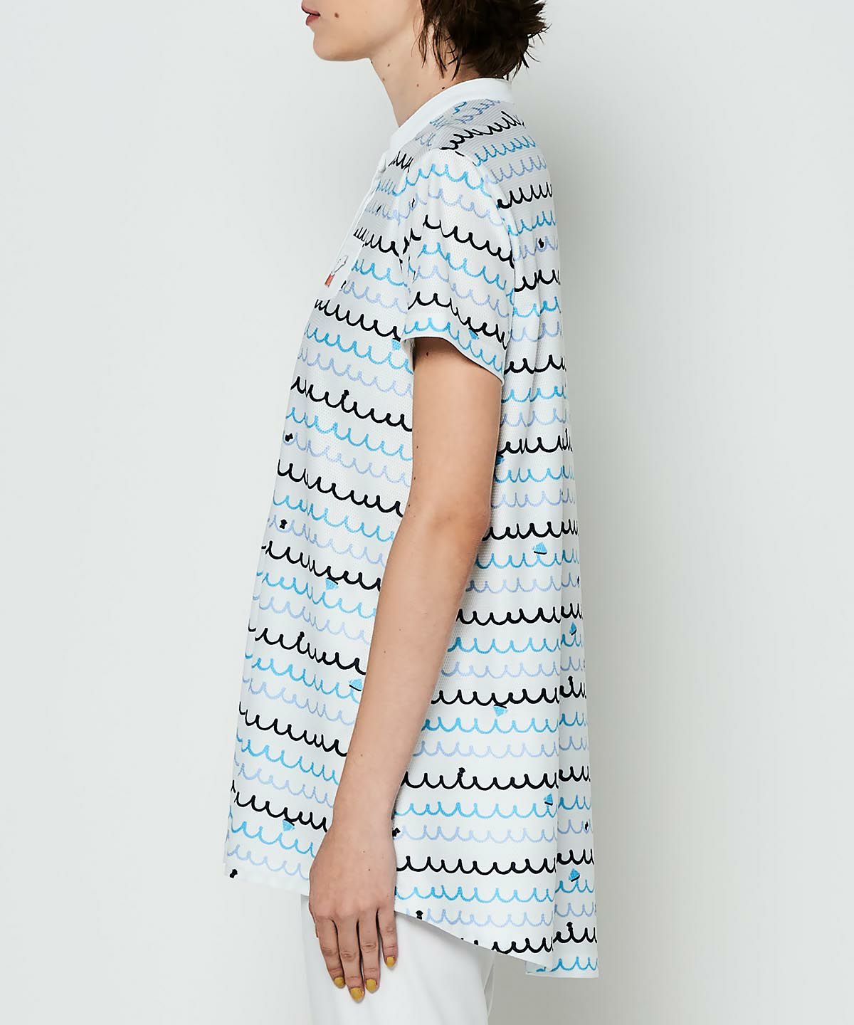 モデル着用画像(ホワイト×ブルー)