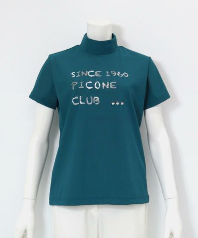 ピッコーネ　チュニック　ロゴ　刺繍　スパンコール ピッコーネチュニックロゴ刺繍スパンコール