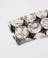 袖(ブラック×ベージュ)