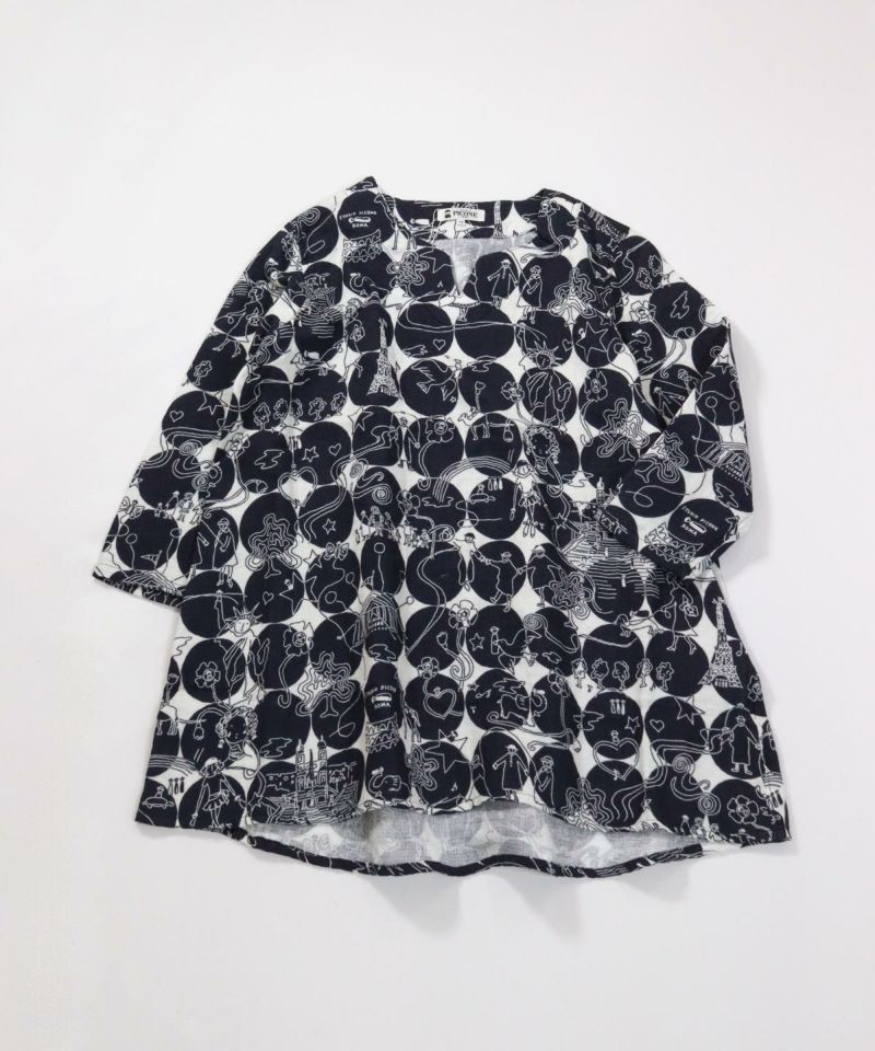 全体(ホワイト×ネイビー)