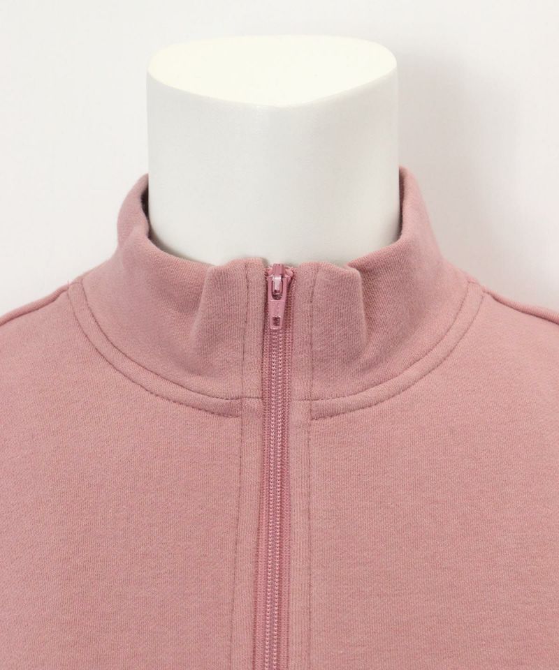 オンラインストア・店舗限定商品】裏毛ハイネックジップスウェット