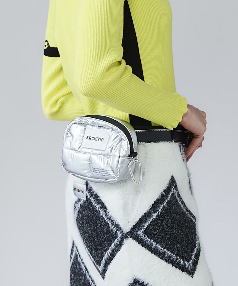 メタリック中綿ポーチ|アルチビオ - ゴルフウェアや婦人服通販