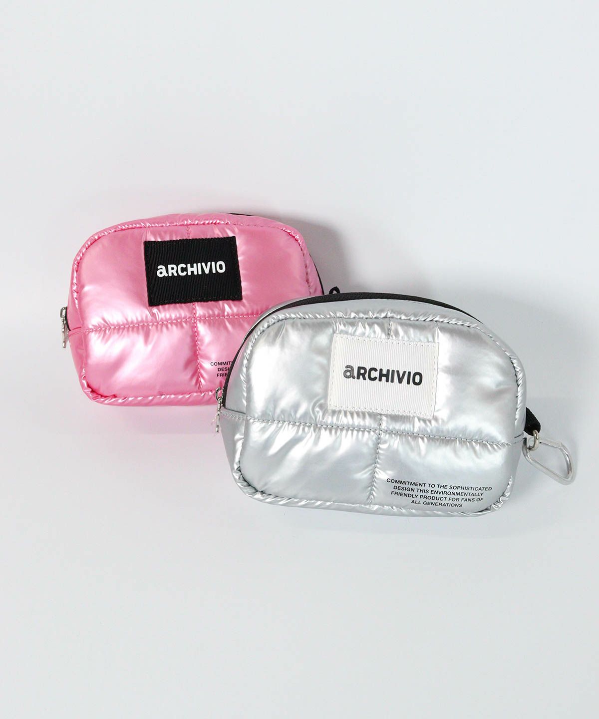 メタリック中綿ポーチ|アルチビオ - ゴルフウェアや婦人服通販