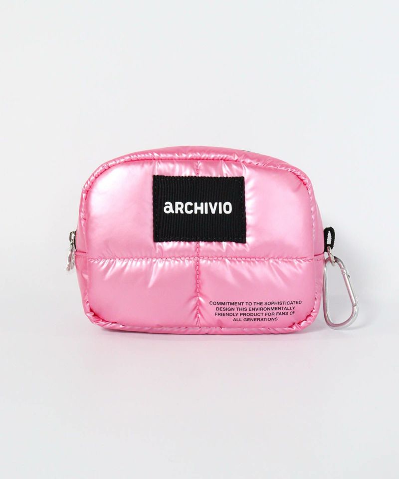 メタリック中綿ポーチ|アルチビオ - ゴルフウェアや婦人服通販