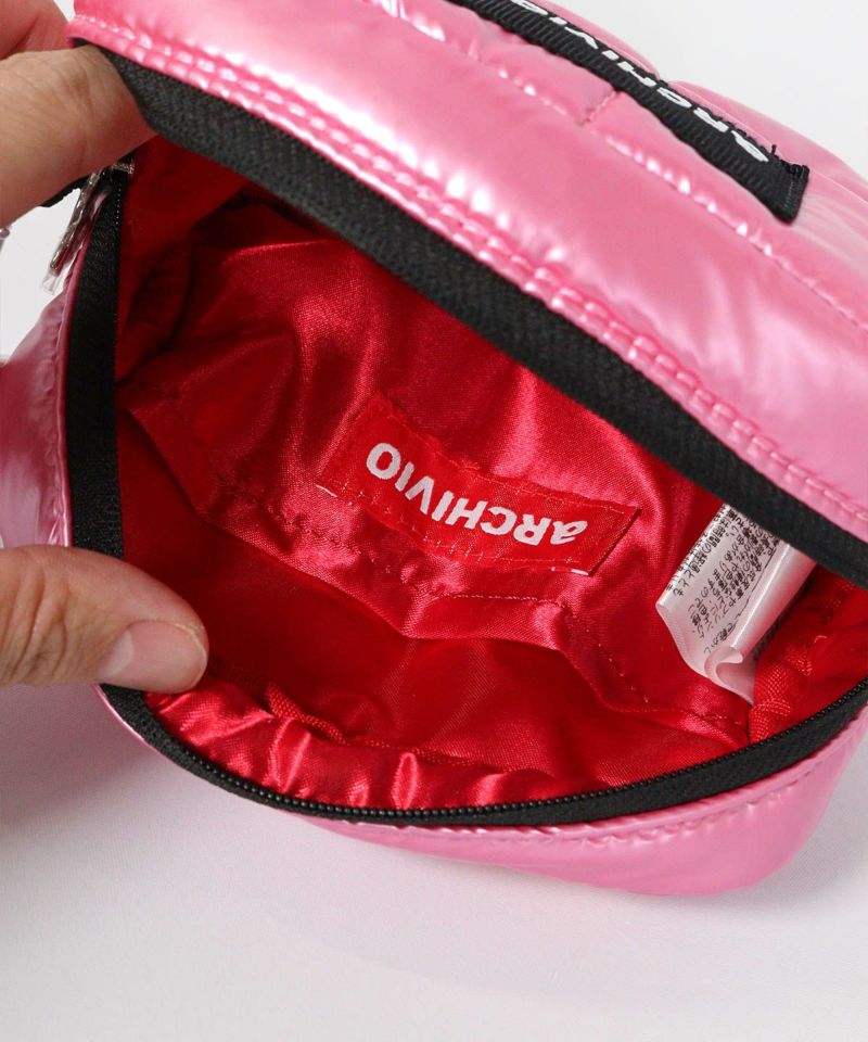 メタリック中綿ポーチ|アルチビオ - ゴルフウェアや婦人服通販