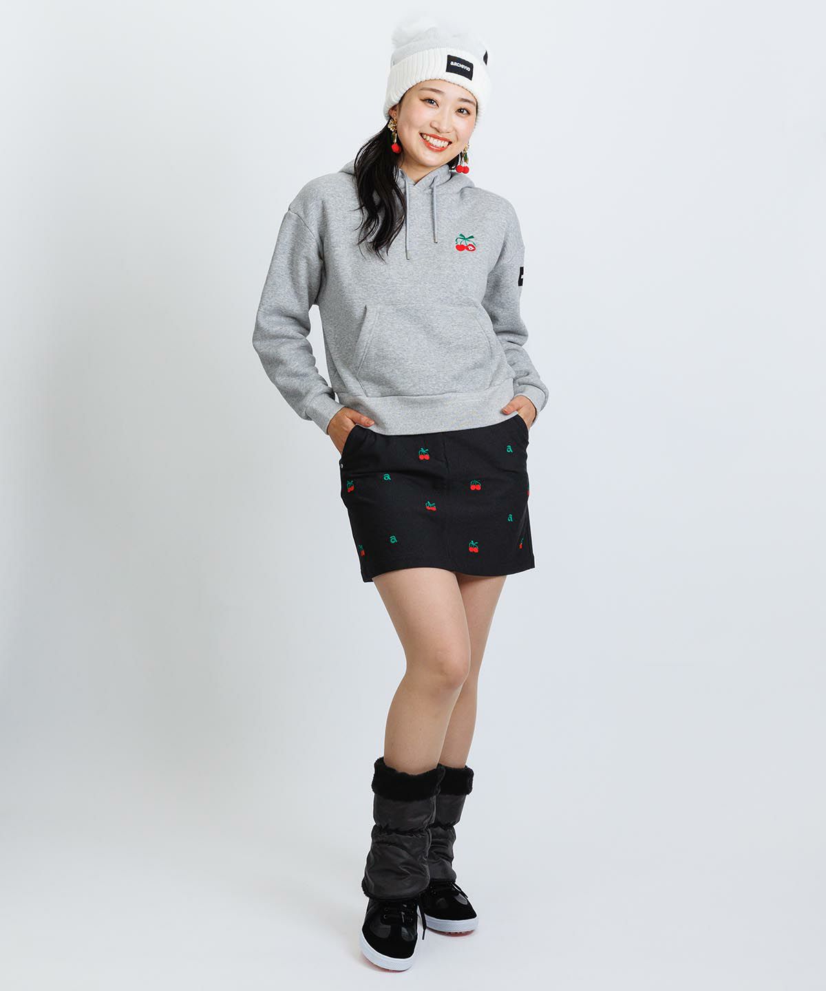 ボンボンニット帽|アルチビオ - ゴルフウェアや婦人服通販