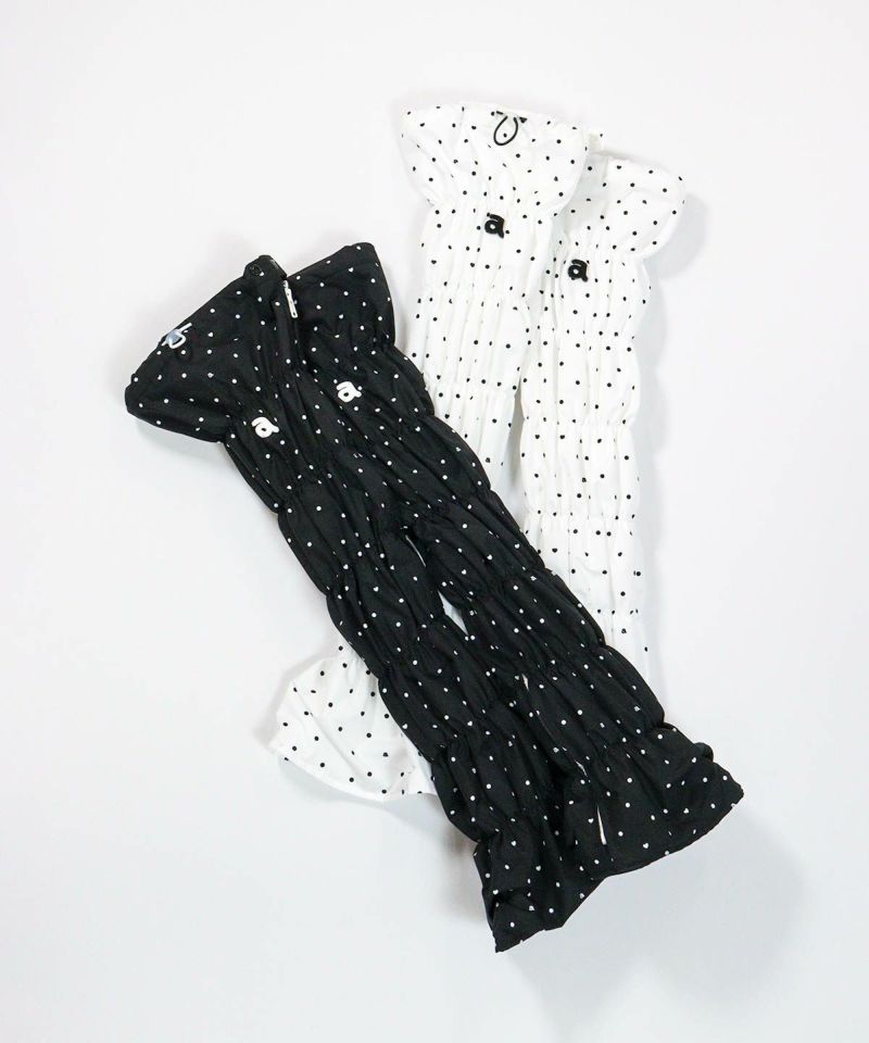 保温撥水ドット柄レッグウォーマー|アルチビオ - ゴルフウェアや婦人服通販