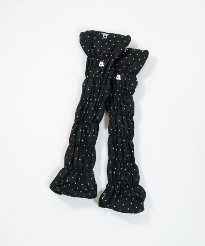 保温撥水ドット柄レッグウォーマー|アルチビオ - ゴルフウェアや