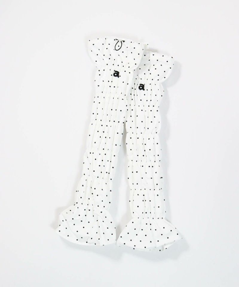 保温撥水ドット柄レッグウォーマー|アルチビオ - ゴルフウェアや婦人服通販