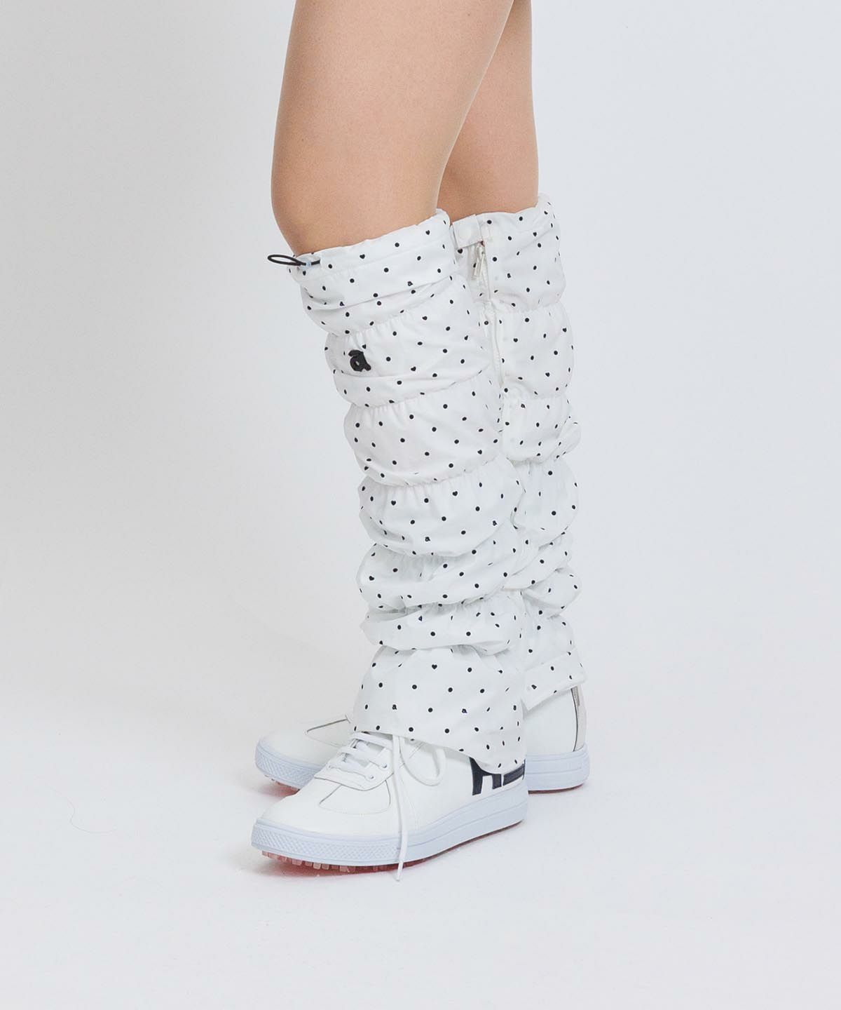 保温撥水ドット柄レッグウォーマー|アルチビオ - ゴルフウェアや婦人服通販