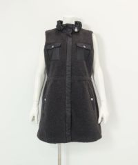 蓄熱保温ボアベスト(グレー)