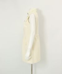 蓄熱保温ボアベスト(ホワイト)横