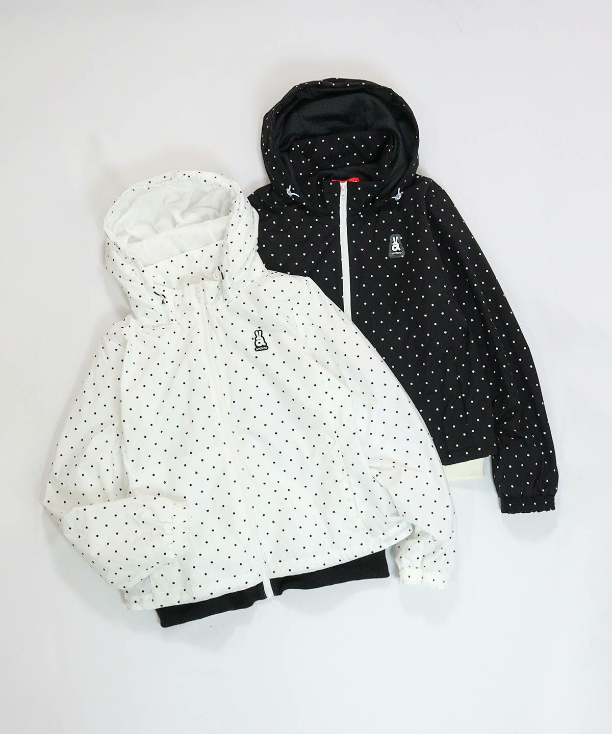 保温撥水ドット柄ブルゾン|アルチビオ - ゴルフウェアや婦人服通販