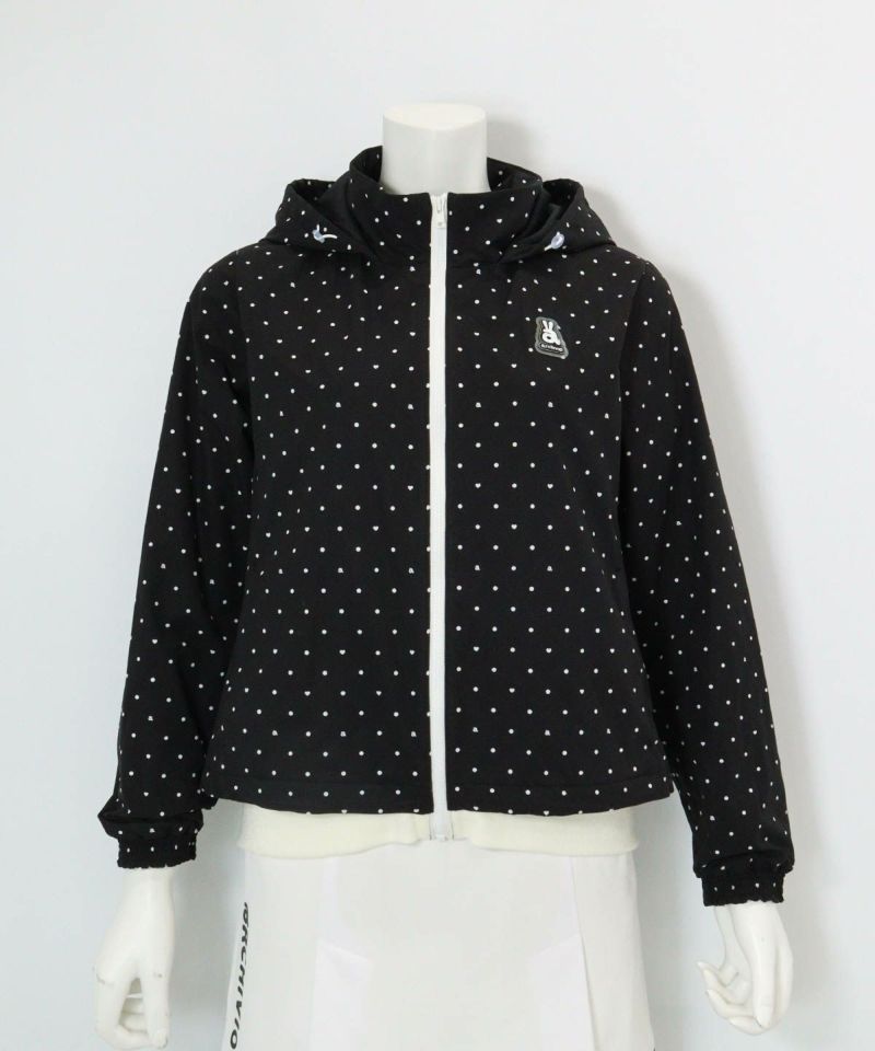 アルチビオ　ドット柄　ダウンジャケット　ゴルフウエア 保温撥水ドット柄ブルゾン|アルチビオ - ゴルフウェアや婦人服通販