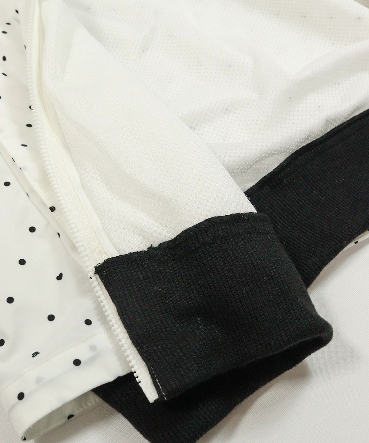 保温撥水ドット柄ブルゾン|アルチビオ - ゴルフウェアや婦人服通販