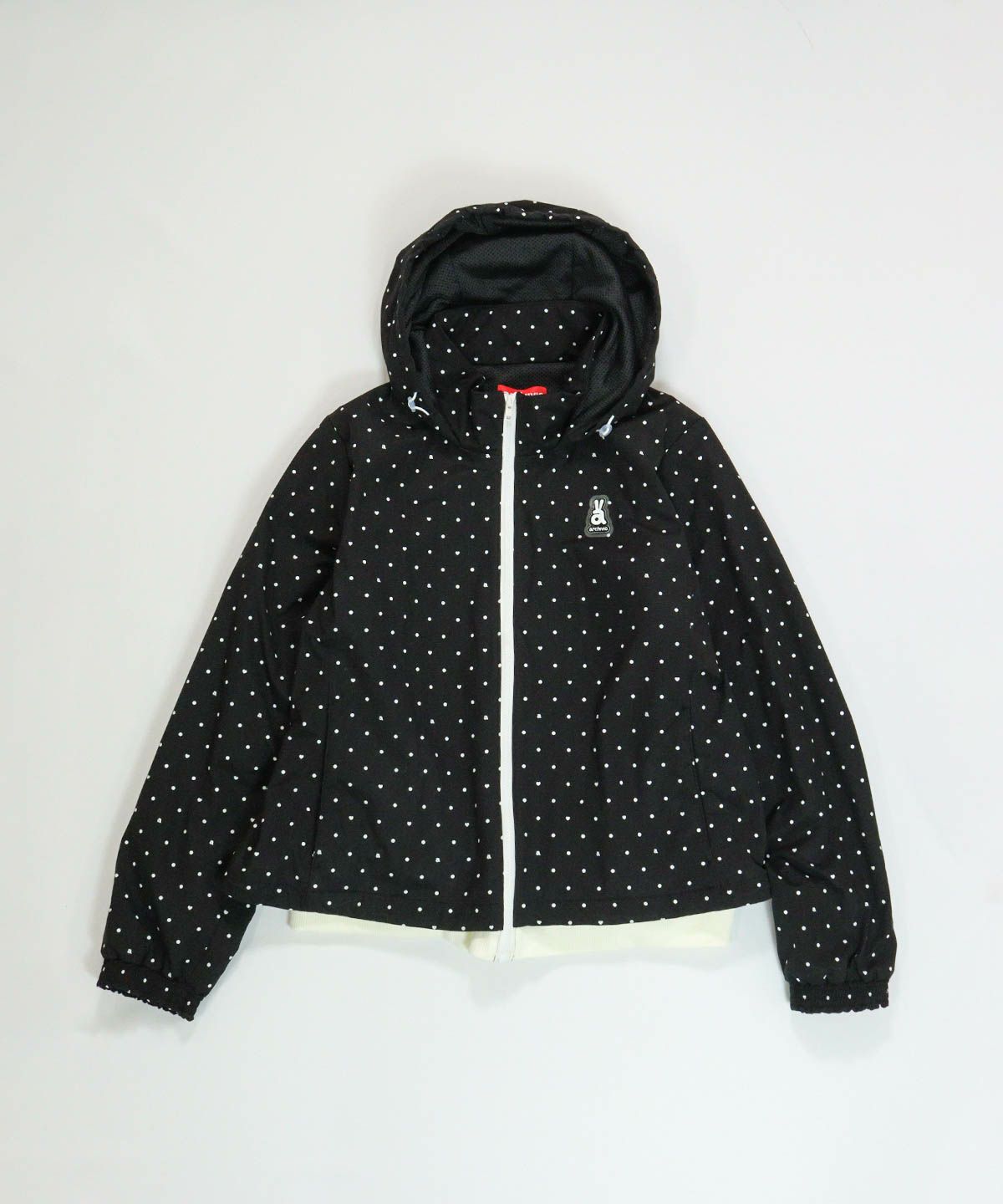 保温撥水ドット柄ブルゾン|アルチビオ - ゴルフウェアや婦人服通販