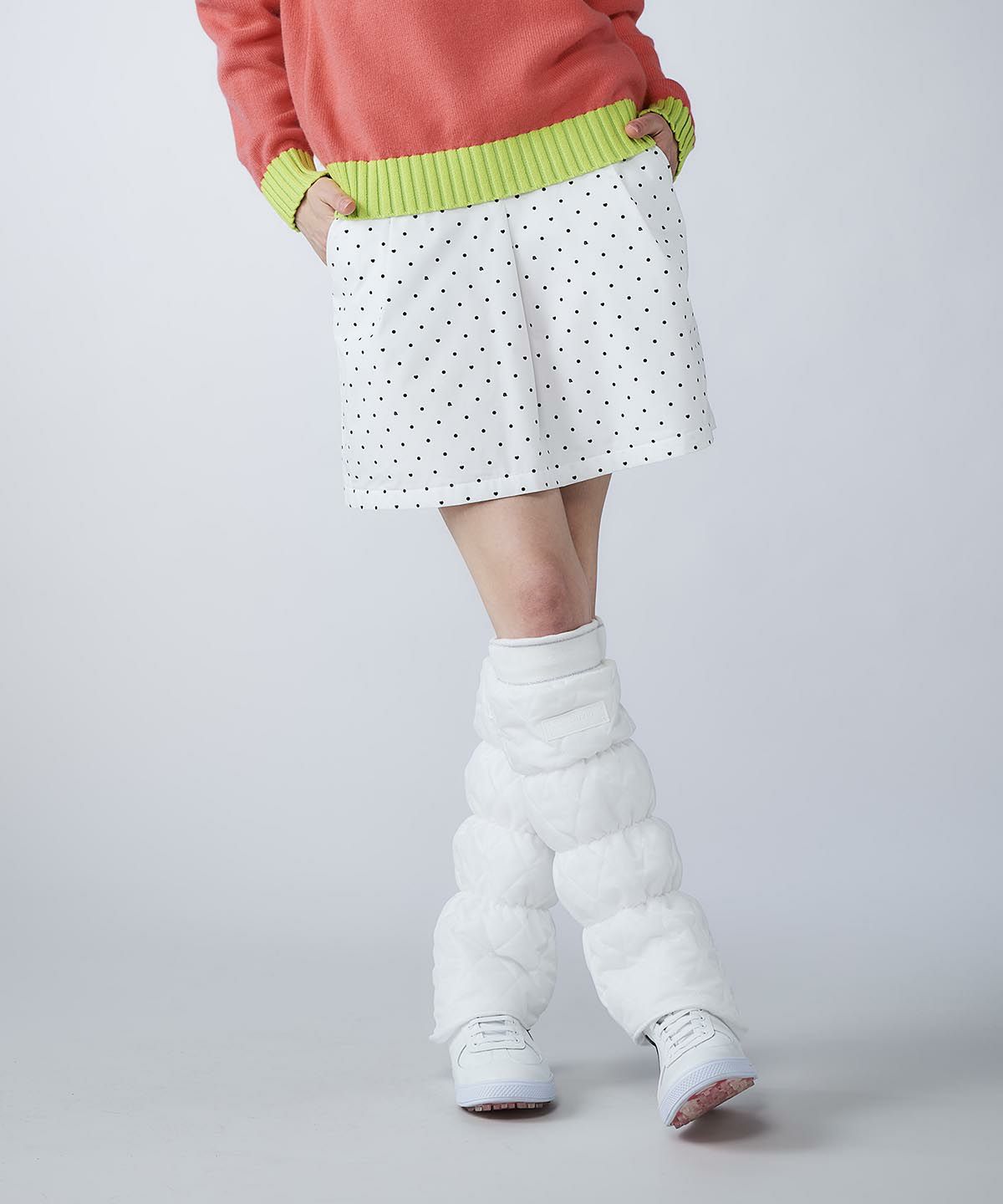 保温撥水ドット柄スカート|アルチビオ - ゴルフウェアや婦人服通販