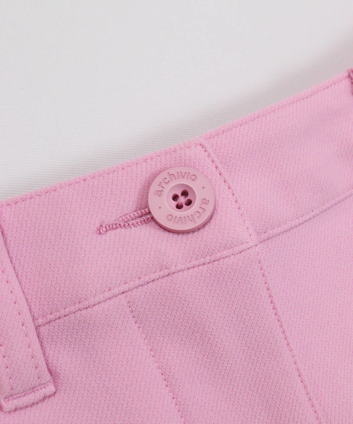 ウエストボタン(ピンク)