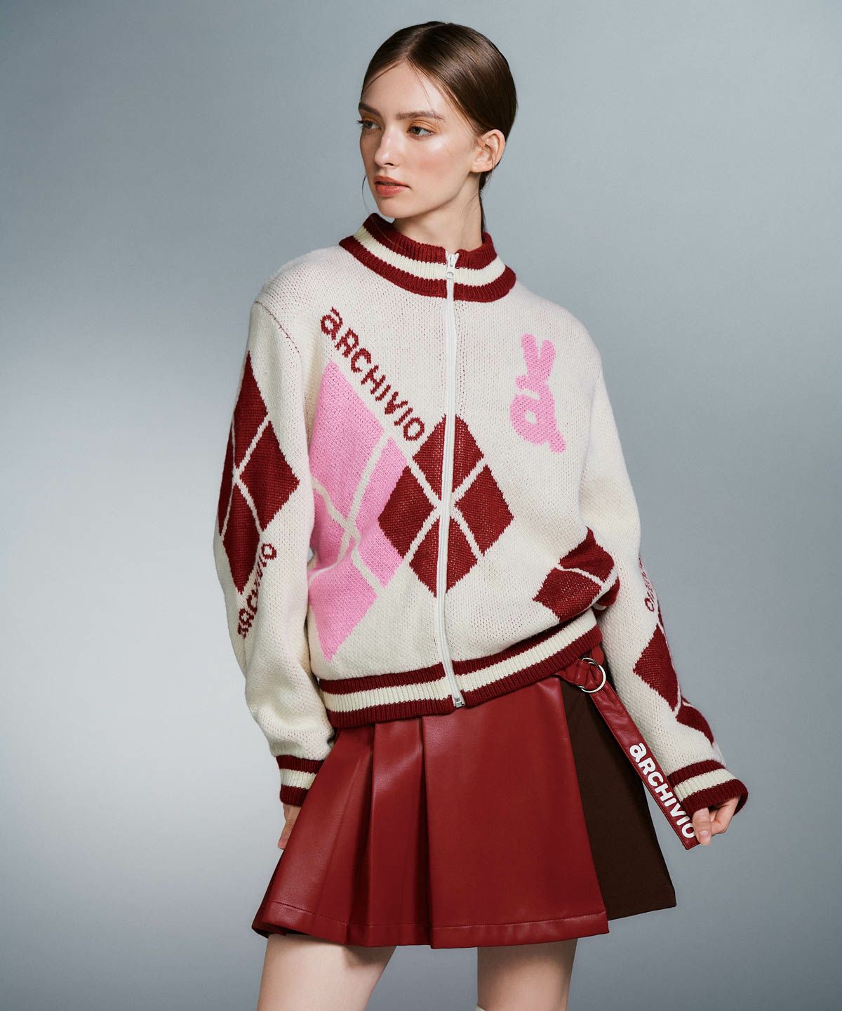 モデル着用画像(レッド)