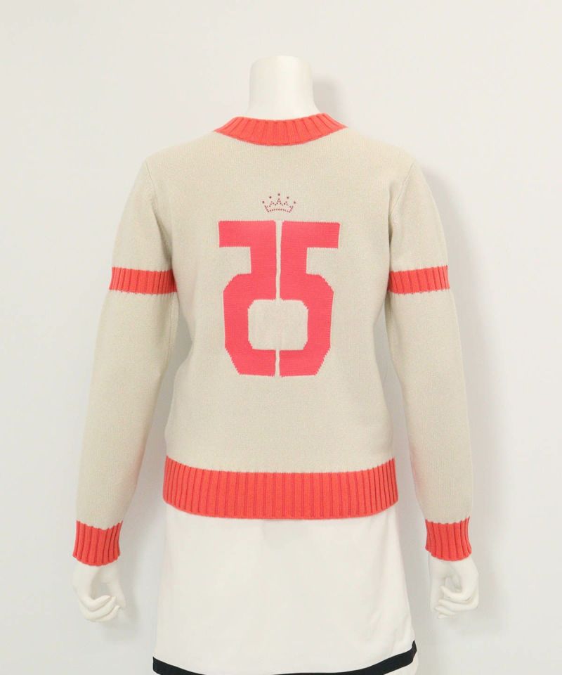 カシミヤ100％バックロゴニット|アルチビオ - ゴルフウェアや婦人服通販