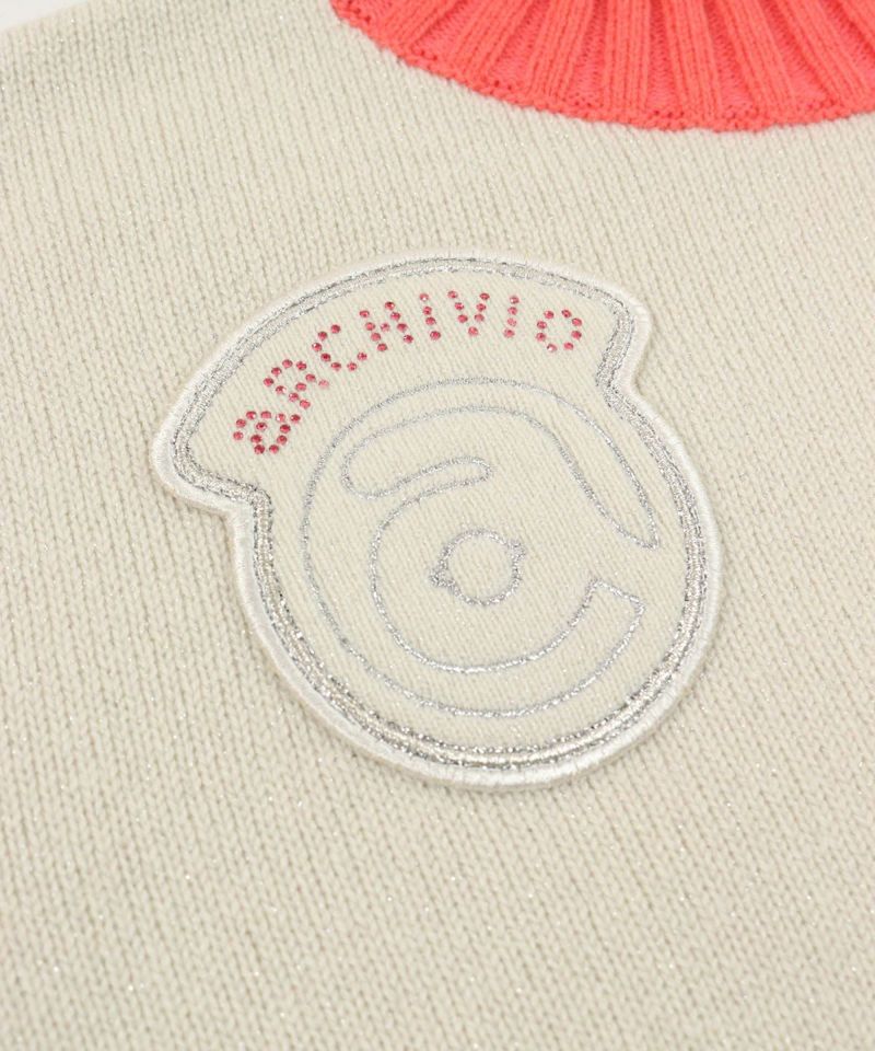 アルチビオ　カシミヤ100% ニットパーカー　ゴルフウエア メンズ】カシミヤ100％肩ロゴニット|アルチビオ-アウトレット