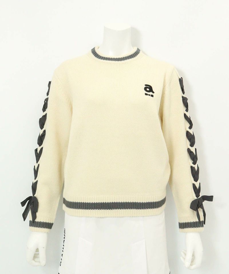 ブレードリボン袖ニット|アルチビオ - ゴルフウェアや婦人服通販