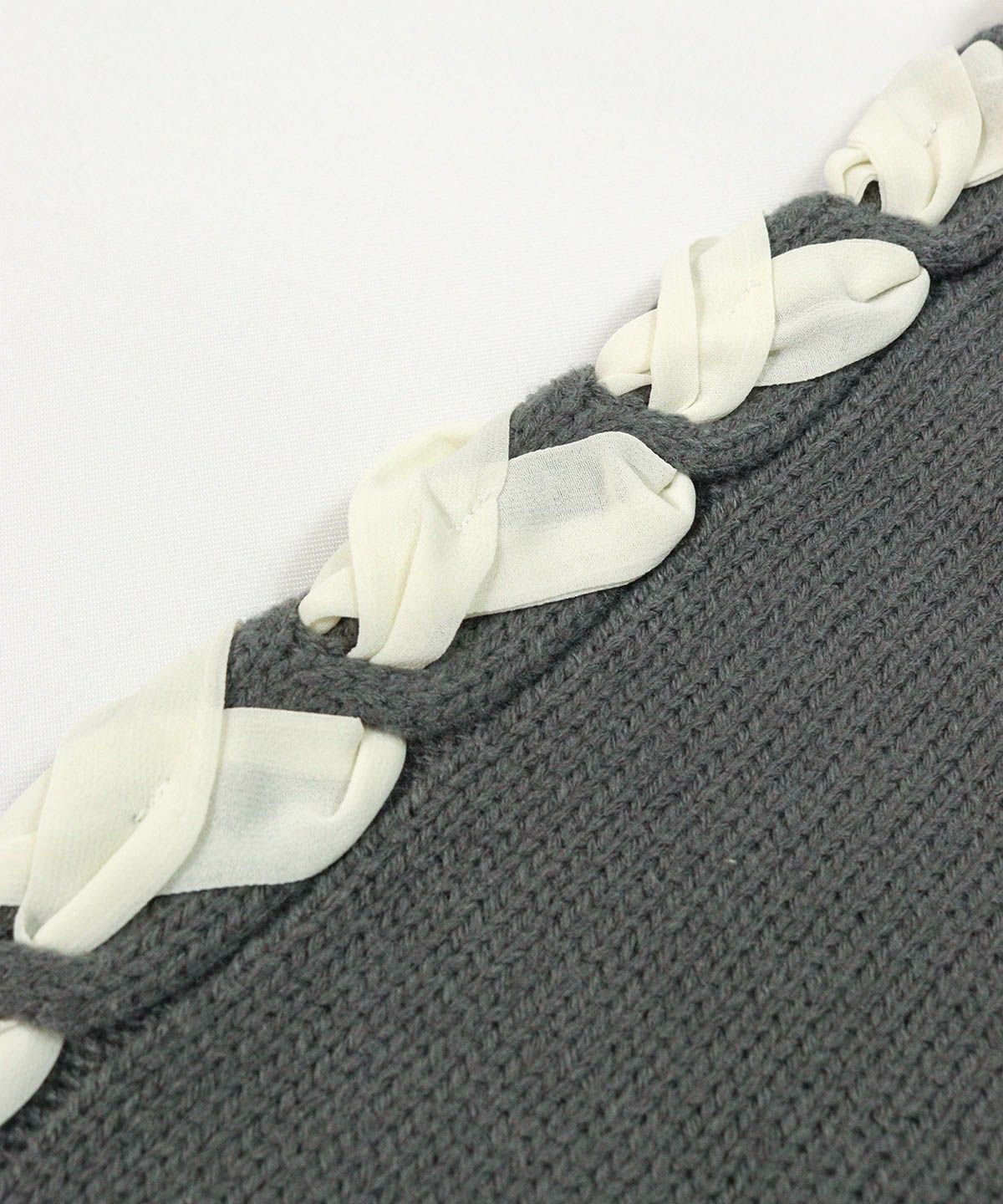 リボン(グレー)